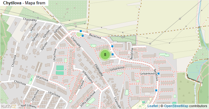 Chytilova - mapa firem