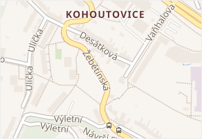 Desátková v obci Brno - mapa ulice