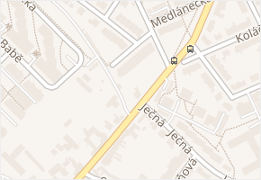 Dillingerova v obci Brno - mapa ulice
