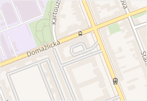 Domažlická v obci Brno - mapa ulice
