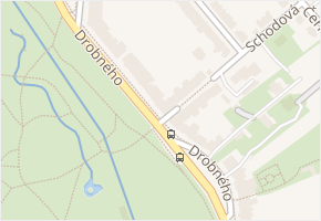 Drobného v obci Brno - mapa ulice