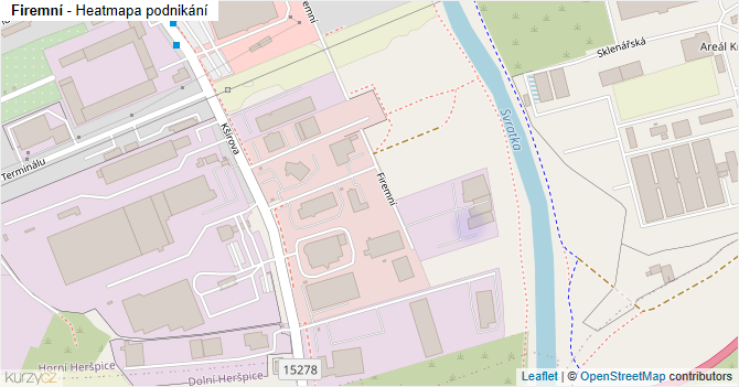 Firemní - mapa podnikání