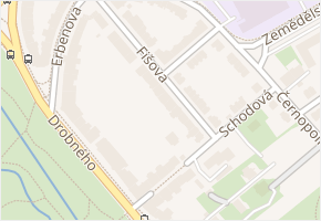 Fišova v obci Brno - mapa ulice