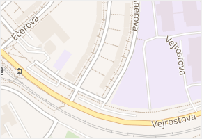 Fleischnerova v obci Brno - mapa ulice