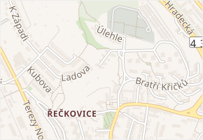 Generála Kadlece v obci Brno - mapa ulice