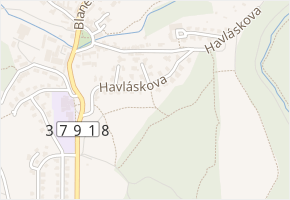 Havláskova v obci Brno - mapa ulice