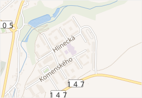 Hlinecká v obci Brno - mapa ulice