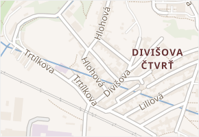 Hlohová v obci Brno - mapa ulice