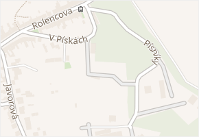 Holásky v obci Brno - mapa části obce