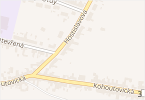 Hostislavova v obci Brno - mapa ulice