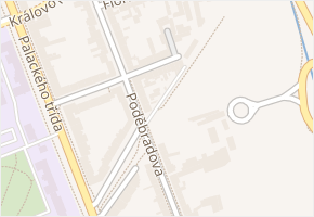 Hrubého v obci Brno - mapa ulice