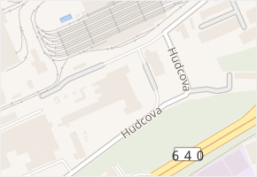 Hudcova v obci Brno - mapa ulice