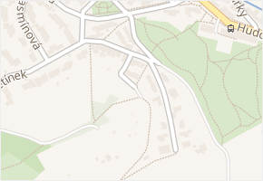Hujíčkova v obci Brno - mapa ulice