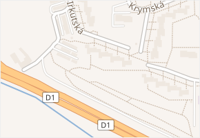 Irkutská v obci Brno - mapa ulice