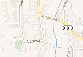 Ivanovické náměstí v obci Brno - mapa ulice