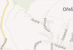 Jasná v obci Brno - mapa ulice