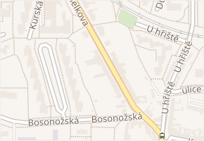 Jemelkova v obci Brno - mapa ulice