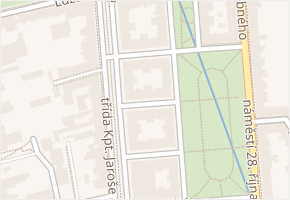 Jeřábkova v obci Brno - mapa ulice