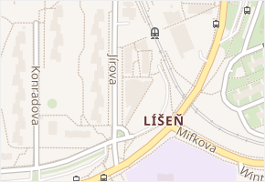 Jírova v obci Brno - mapa ulice