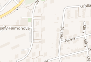 Josefy Faimonové v obci Brno - mapa ulice