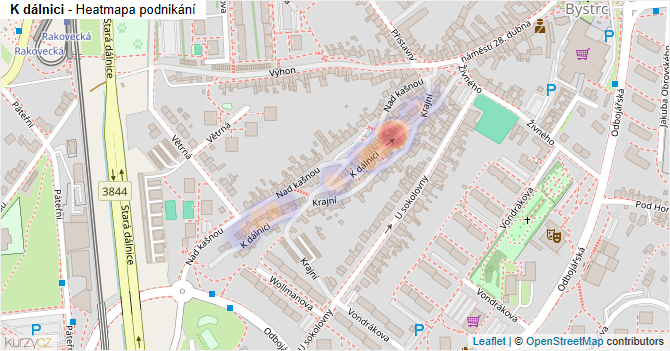 K dálnici - mapa podnikání