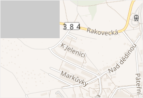 K Jelenici v obci Brno - mapa ulice