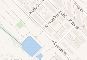 K Rybníku v obci Brno - mapa ulice