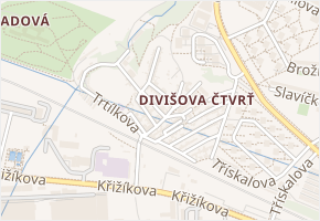 Kalinová v obci Brno - mapa ulice