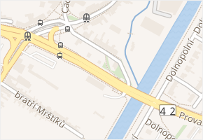Kaloudova v obci Brno - mapa ulice