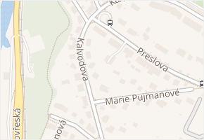 Kalvodova v obci Brno - mapa ulice