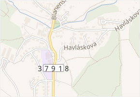Kamelova v obci Brno - mapa ulice