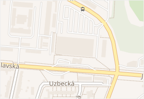 Kamenice v obci Brno - mapa ulice
