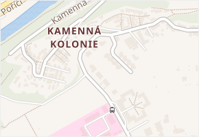 Kamenná čtvrť v obci Brno - mapa ulice