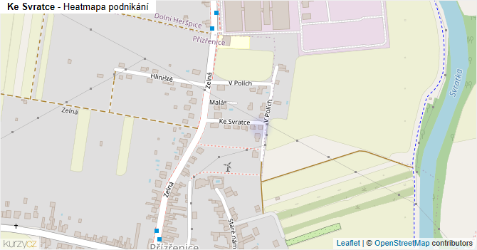 Ke Svratce - mapa podnikání
