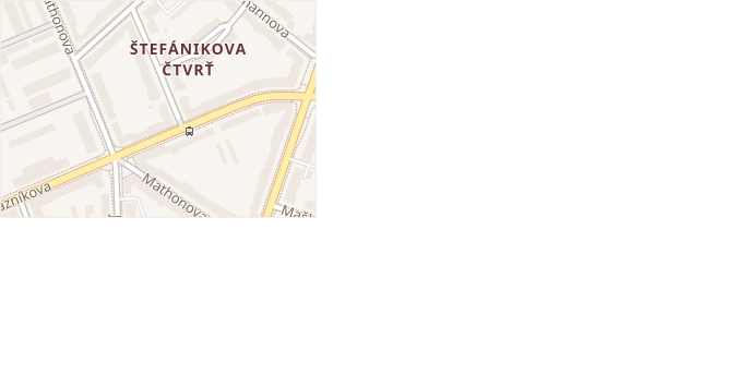 Klecandova v obci Brno - mapa ulice
