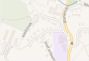 Kleštínek v obci Brno - mapa ulice