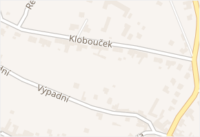 Klobouček v obci Brno - mapa ulice