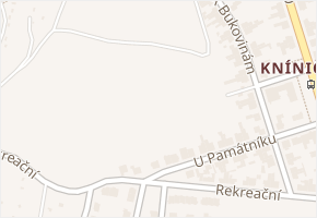 Kníničky v obci Brno - mapa části obce