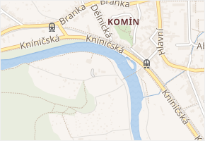 Kníničská v obci Brno - mapa ulice