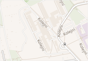 Kolejní v obci Brno - mapa ulice