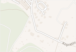 Kopretinová v obci Brno - mapa ulice