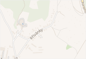 Křivánky v obci Brno - mapa ulice