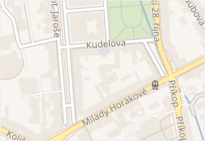 Kudelova v obci Brno - mapa ulice