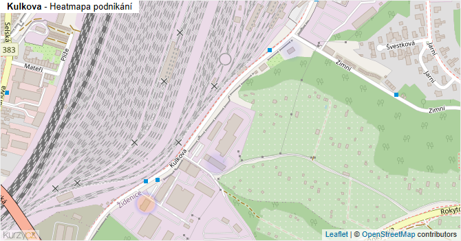 Kulkova - mapa podnikání