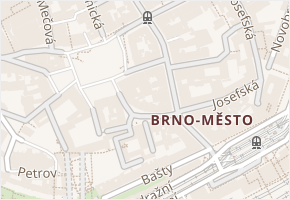Květinářská v obci Brno - mapa ulice