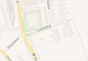 Letecká v obci Brno - mapa ulice