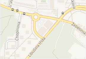 Libušina třída v obci Brno - mapa ulice