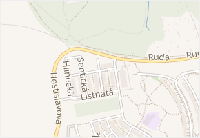 Lišejníková v obci Brno - mapa ulice