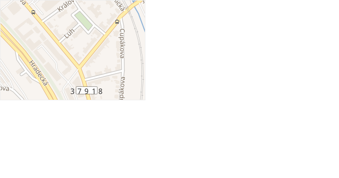Luh v obci Brno - mapa ulice