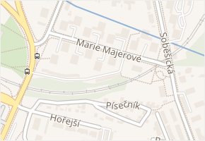 Marie Majerové v obci Brno - mapa ulice